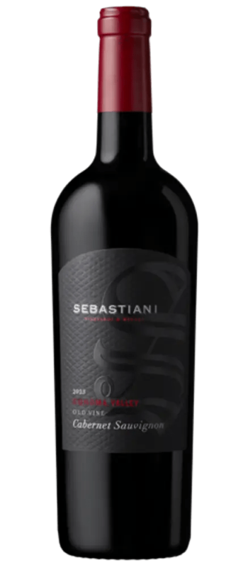 old vine cabernet sauvignon 2023 sonoma valley bottle shot
