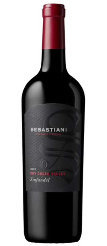 zinfandel 2023 dry creek valley bottle shot
